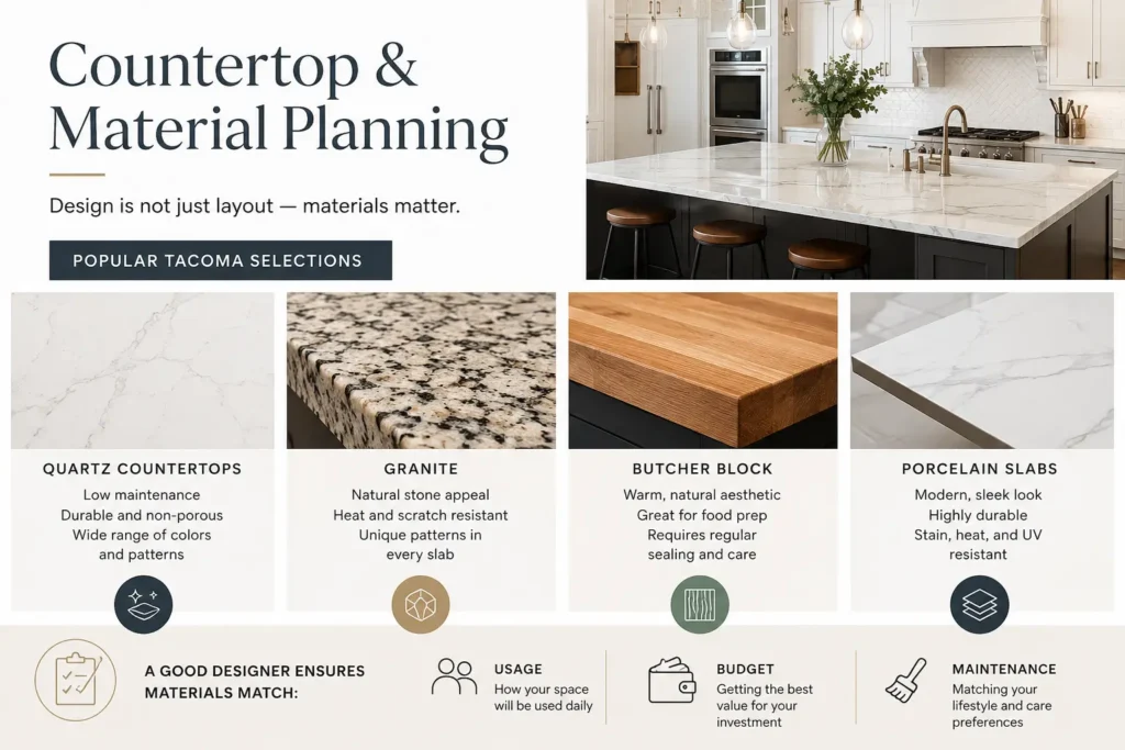 Countertop & Material Planning design