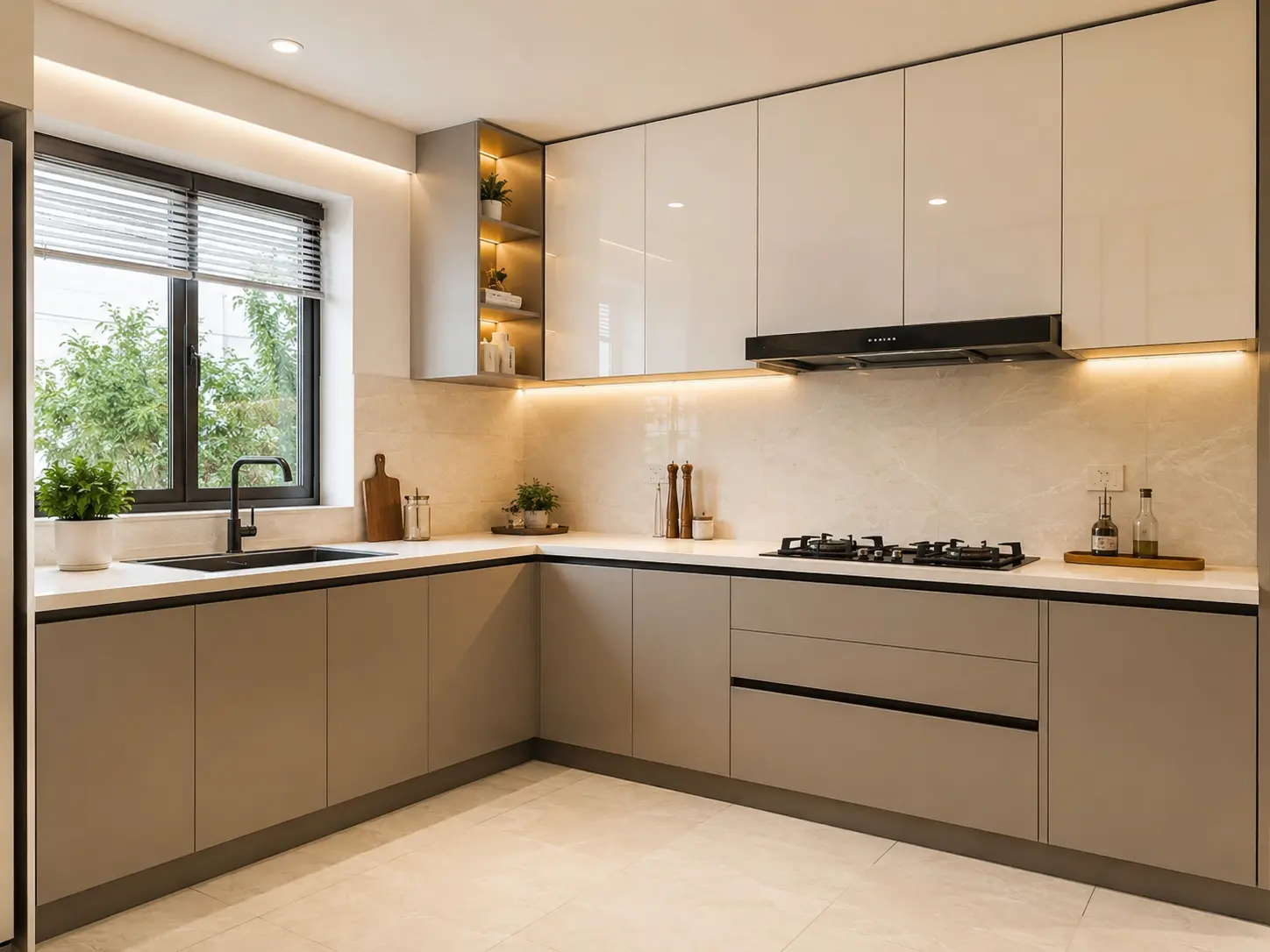 L-Shaped Kitchens design