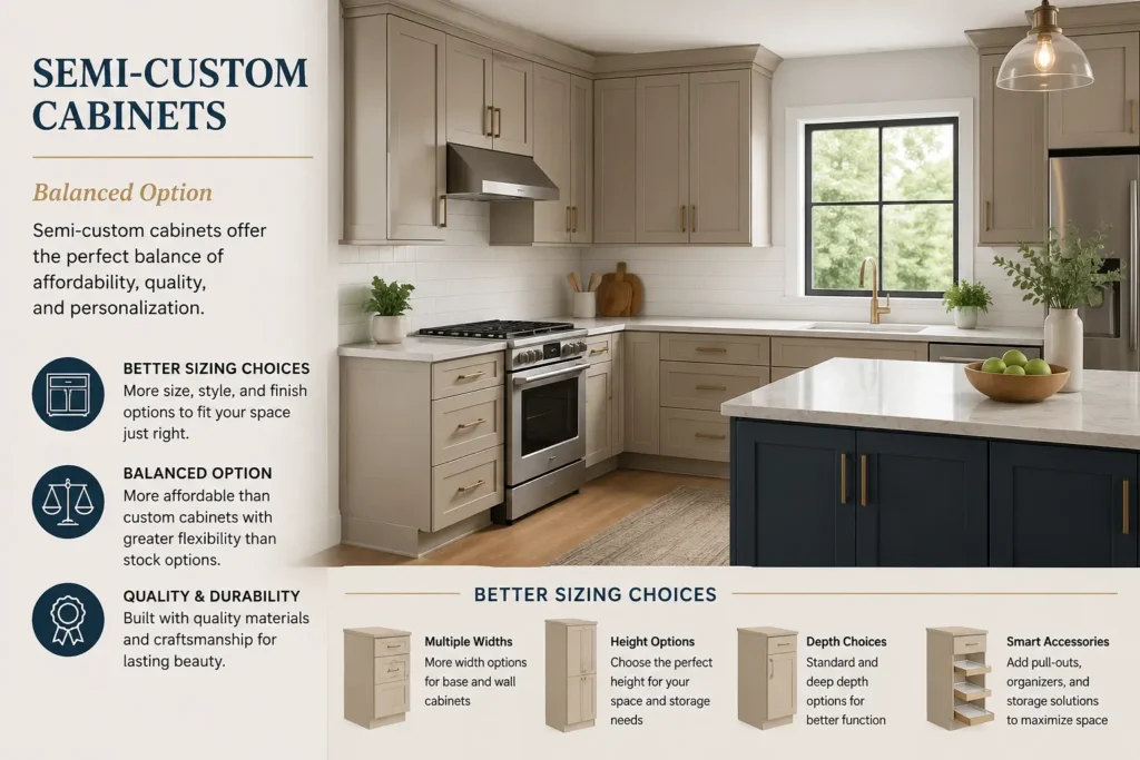 Semi-Custom Cabinets designes services